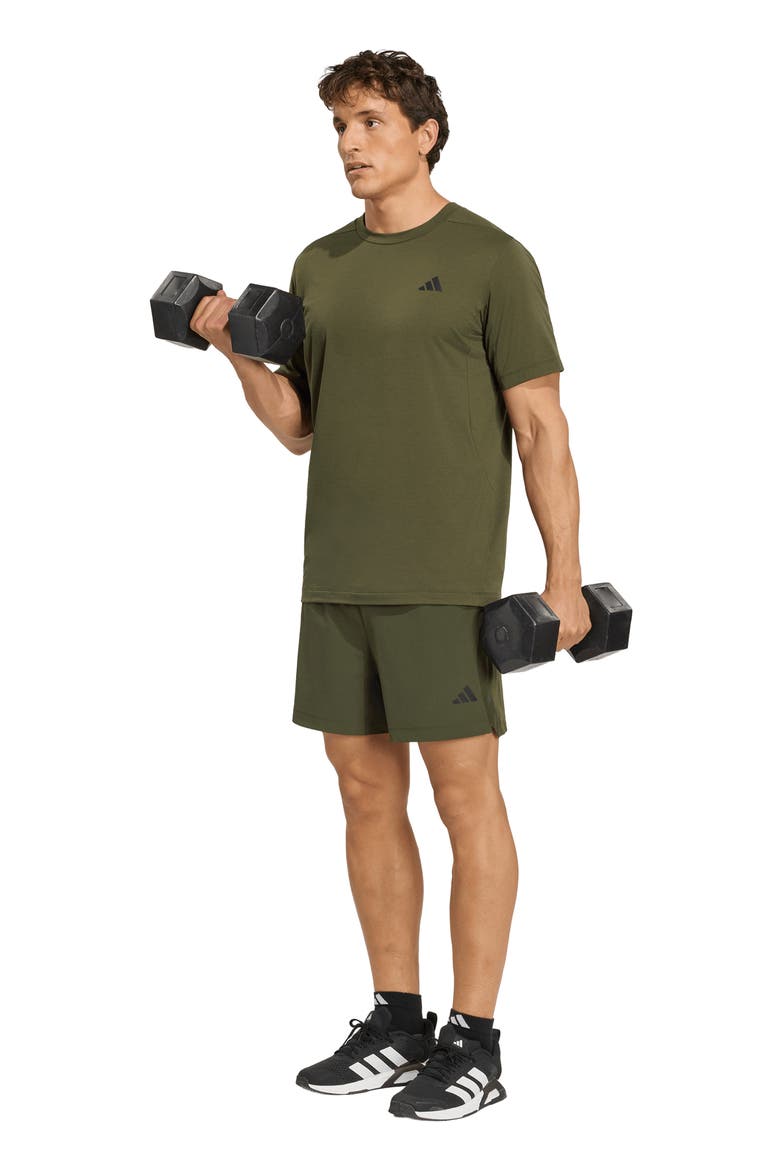 D4T Essentials AEROREADY Performance Shorts, Alternate, color, NIGHT CARGO