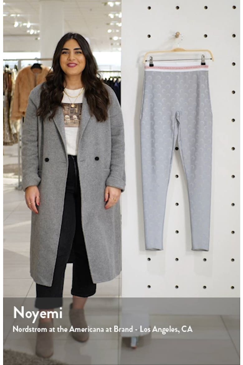 Moon Print Jersey Stirrup Leggings video
