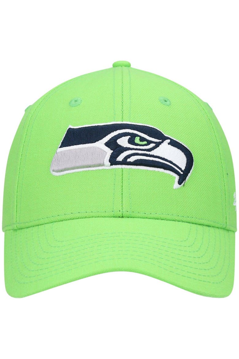 Men's '47 Neon Green Seattle Seahawks MVP Adjustable Hat, Alternate, color, Neon Green