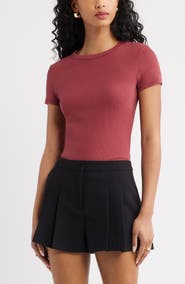 Open Edit Rib Short Sleeve Shirt