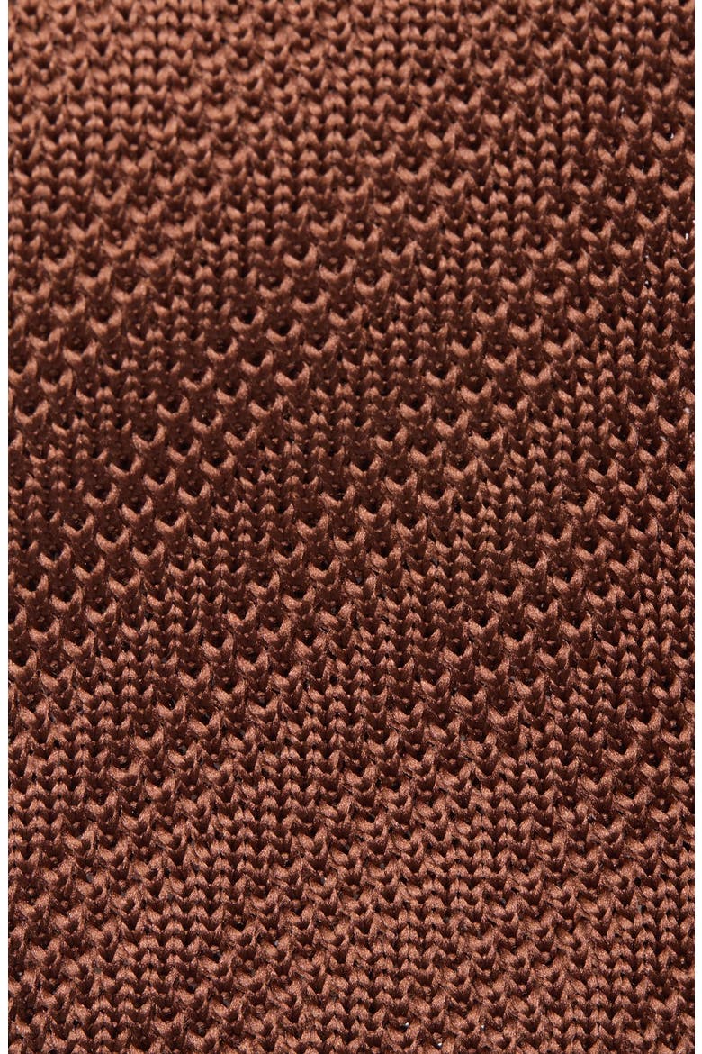 Stanley Solid Knit Tie, Alternate, color, CADBURY