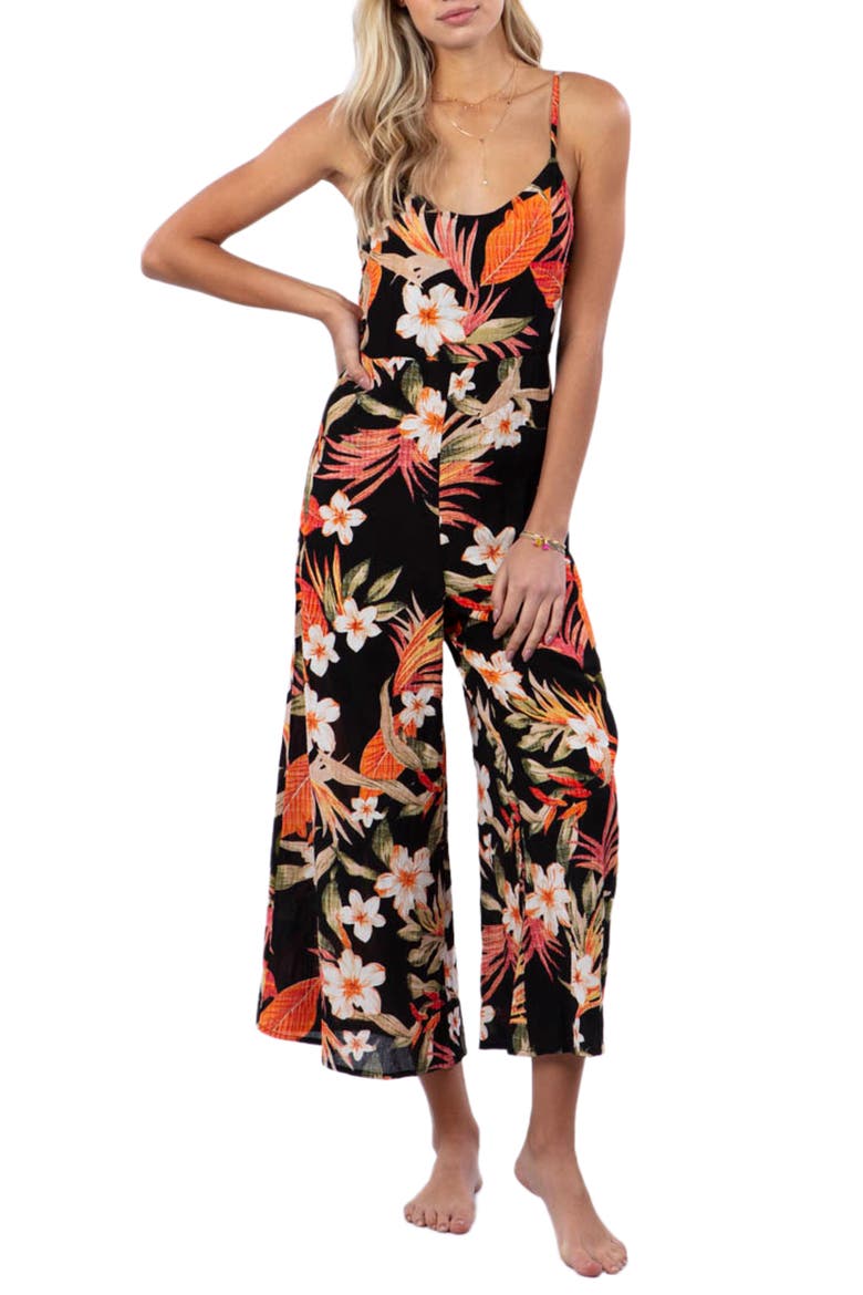 North Shore Wide Leg Jumpsuit, Main, color, BLACK