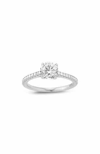 Round Moissanite Ring