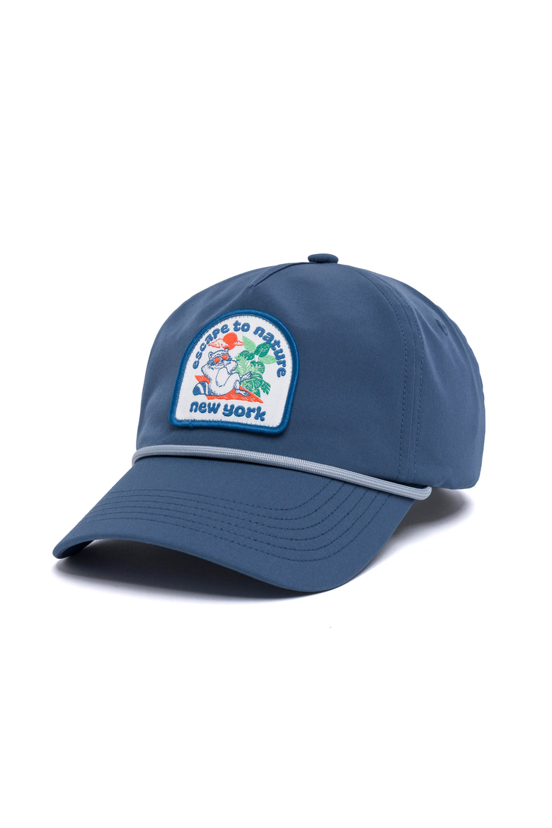 NYC Escape Throwback Hat, Main, color, Blue
