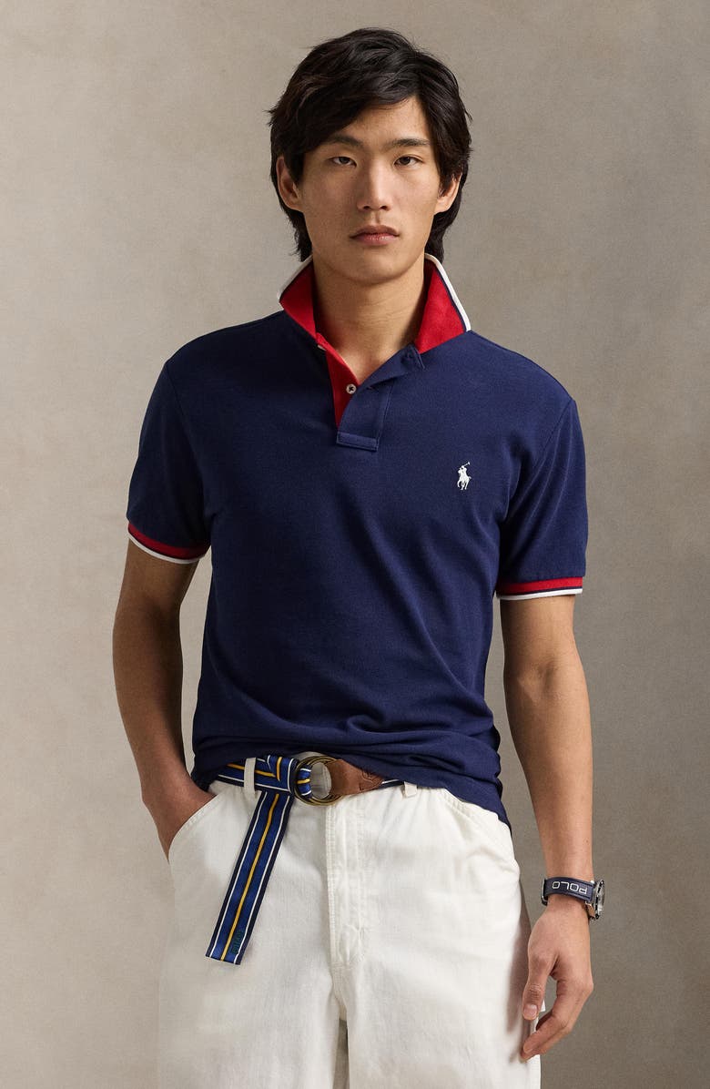 Polo Ralph Lauren Classic Fit Cotton Mesh Polo, Alternate, color, 