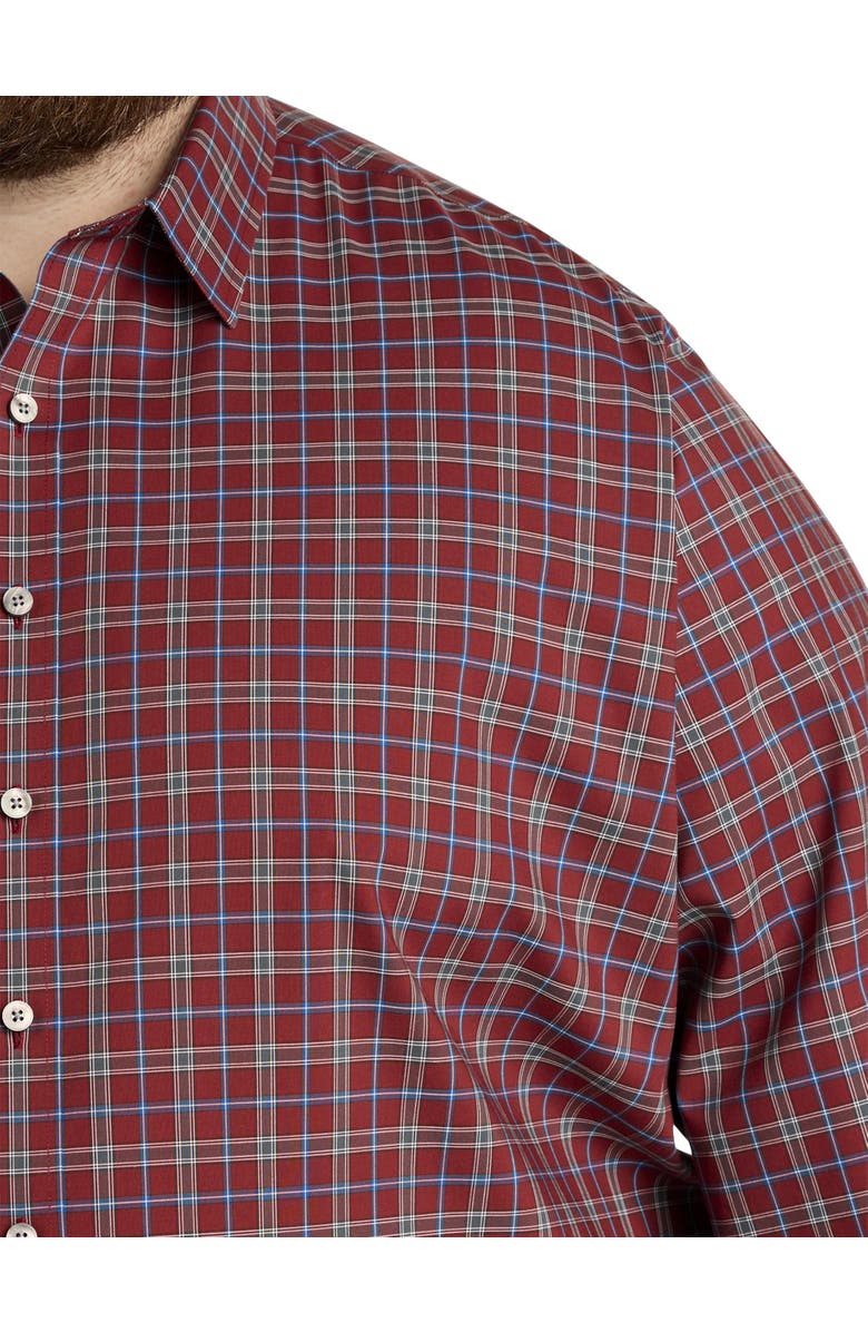 Untuckit Fit by Dxl Big & Tall Lynch Sport Shirt, Alternate, color, Red