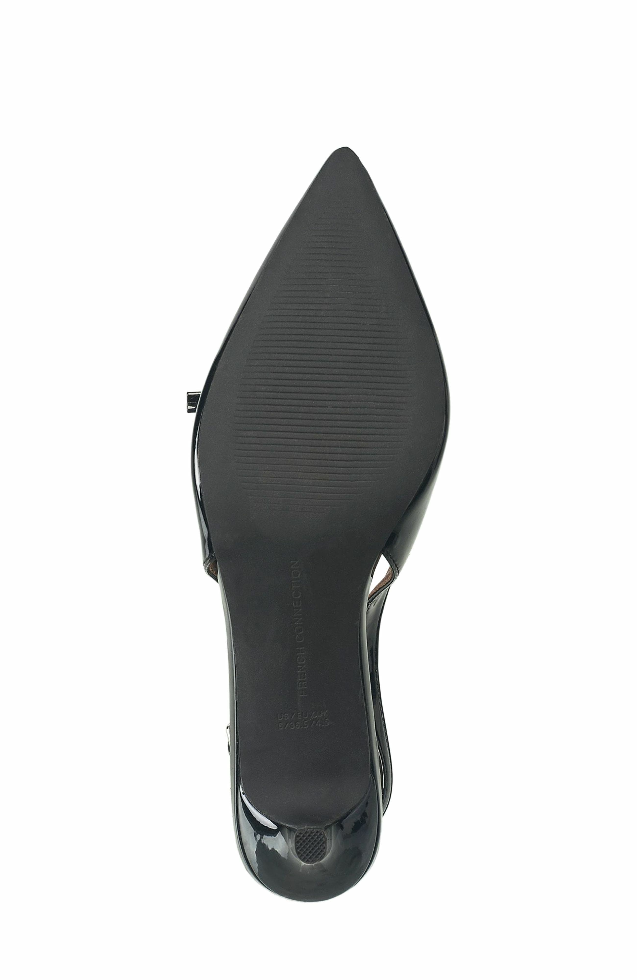 French Connection Quinny Slingback Kitten Heel, Alternate, color, Black