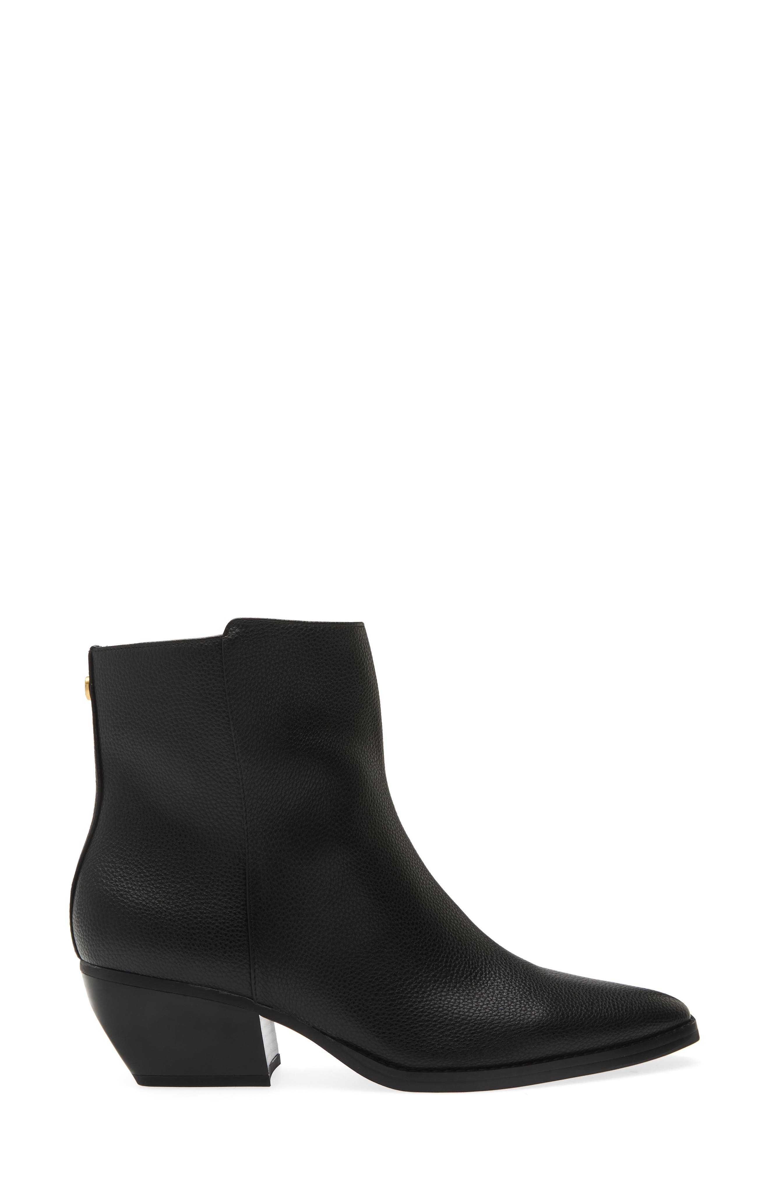 Pamelia Pointed Toe Bootie, Alternate, color, BLACK