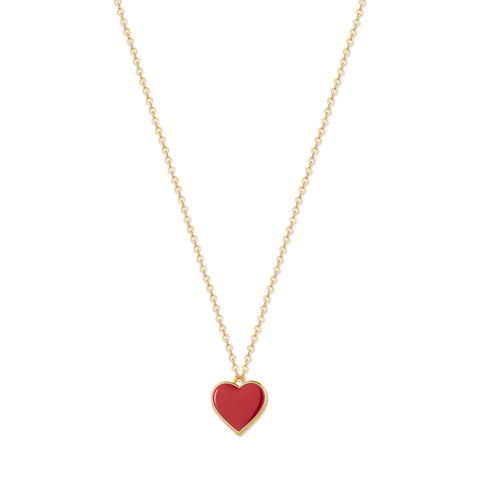 Single Hearted Girl Heart Necklace
