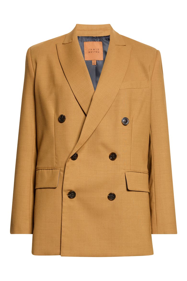 The DB Double Breasted Blazer, Alternate, color, MUSTARD