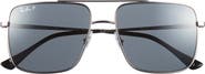 Ray-Ban 56mm Polarized Square Sunglasses