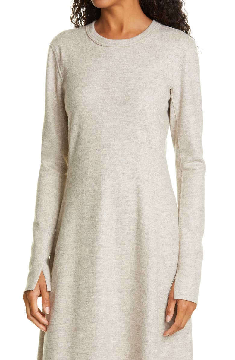 rag & bone Yan Long Sleeve Wool Sweater Dress, Alternate, color, 