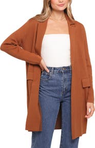 Petal & Pup Intarsia Chester Horses Longline Coatigan