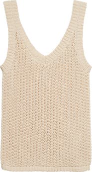 Max Mara Arrigo Openwork V-Neck Sweater Tank
