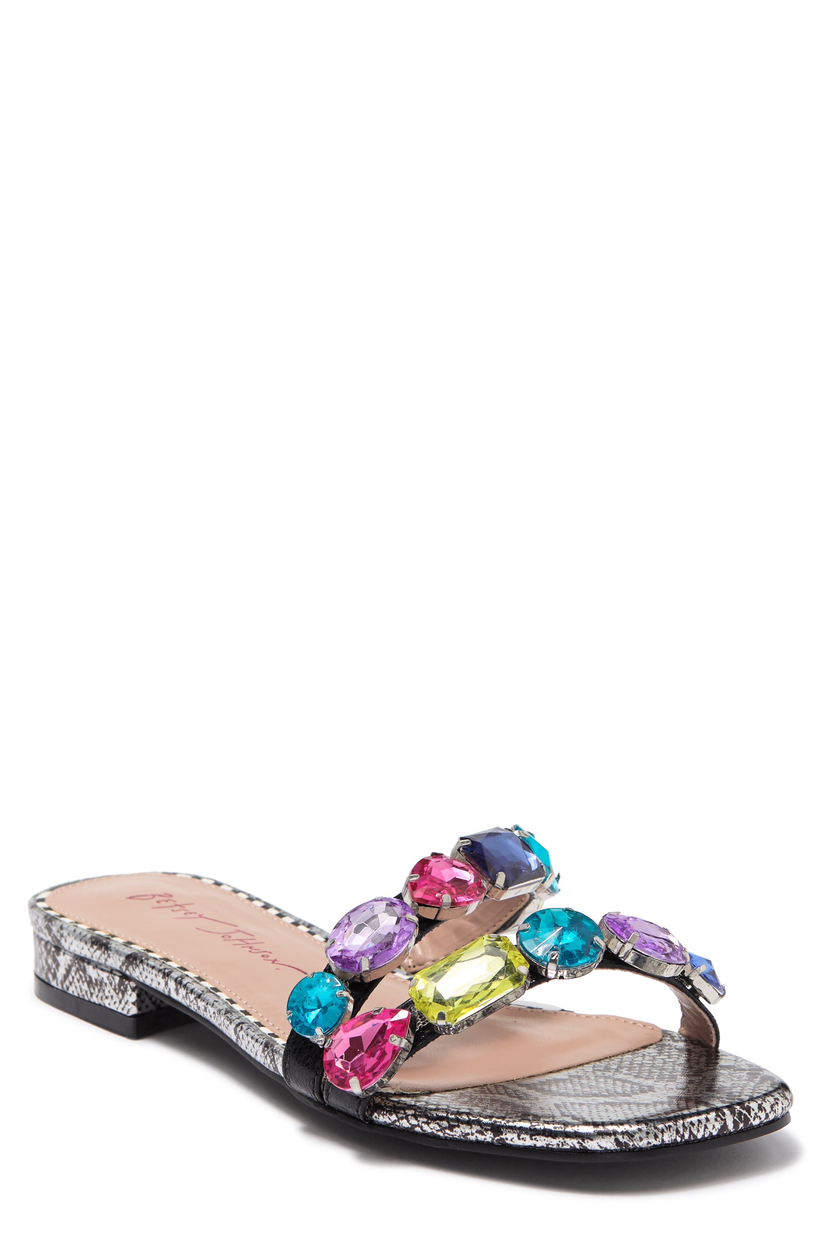 Betsey Johnson Willet Flat Sandal, Main, color, 