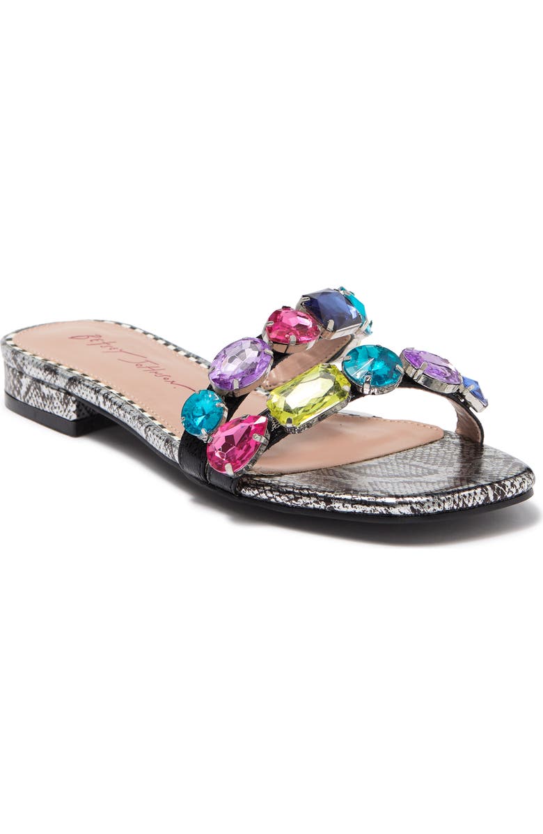 Betsey Johnson Willet Flat Sandal, Main, color,