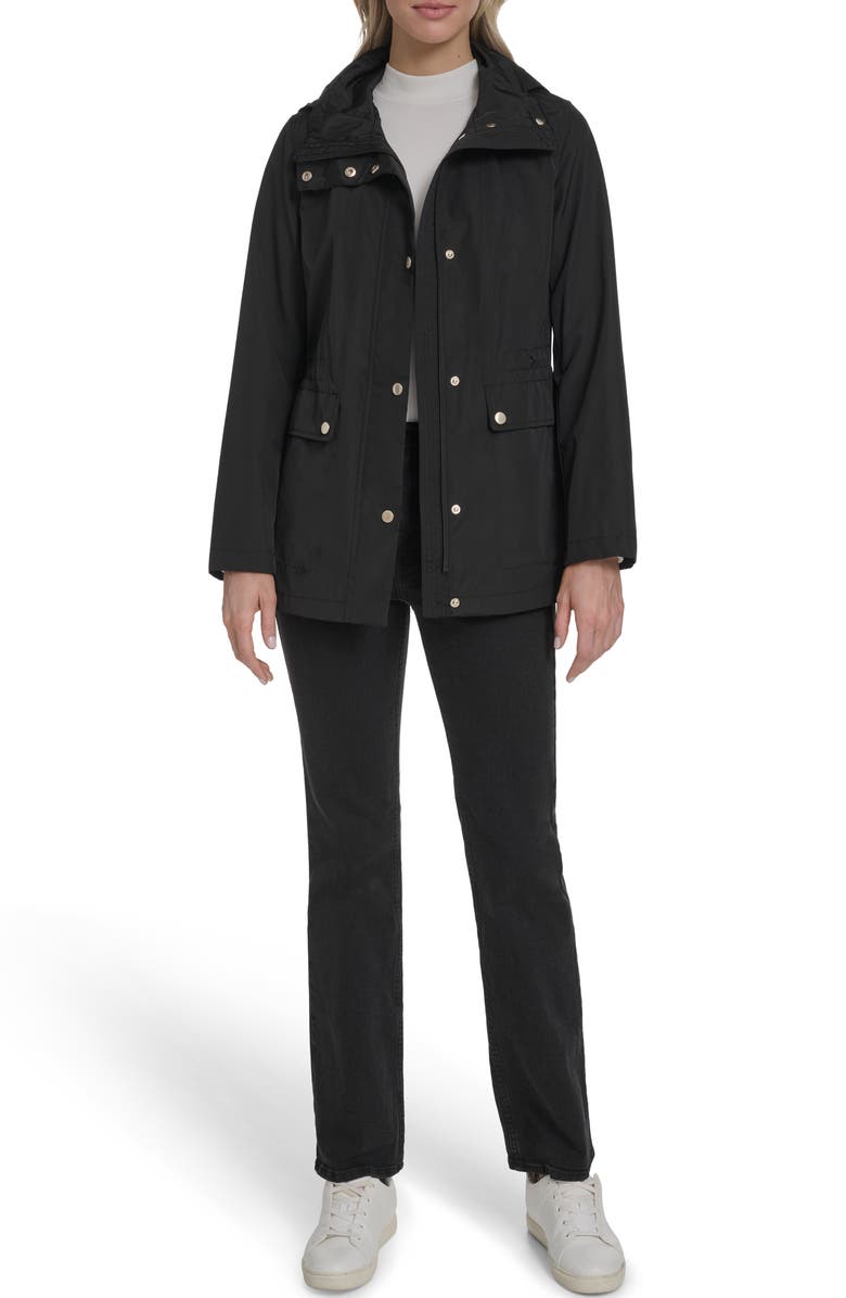 Cole Haan Signature Water Resistant Packable Jacket, Alternate, color, Black
