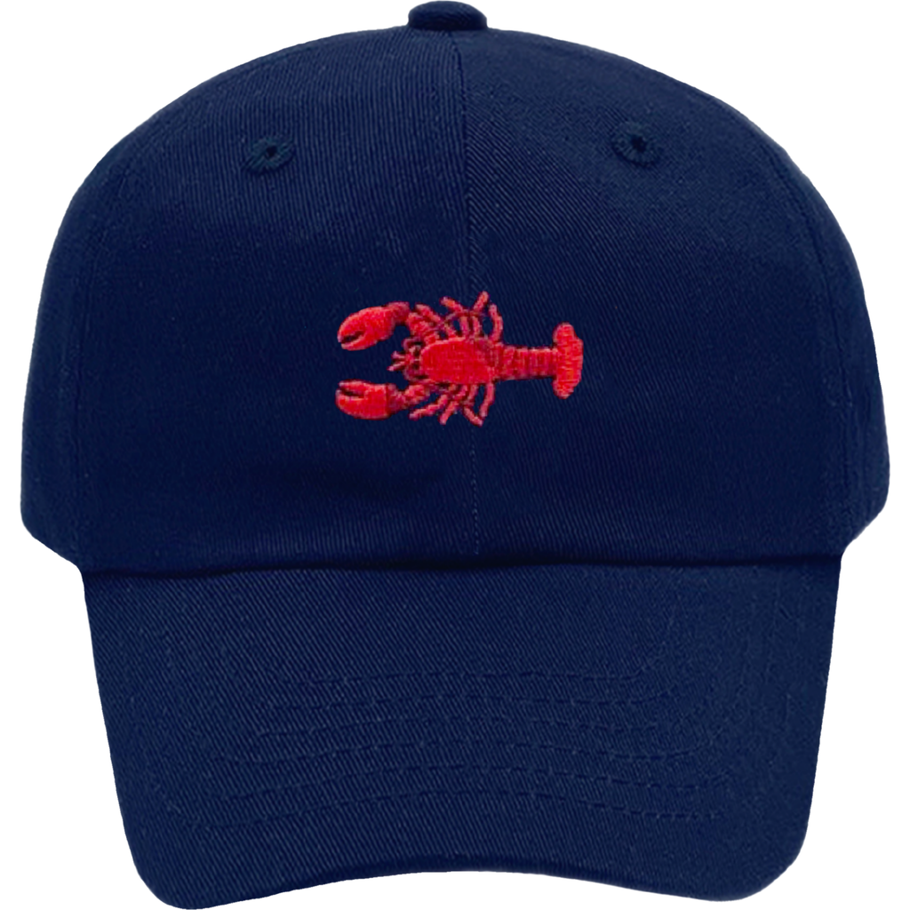 Bits & Bows Lobster Twill Baseball Hat In Blue