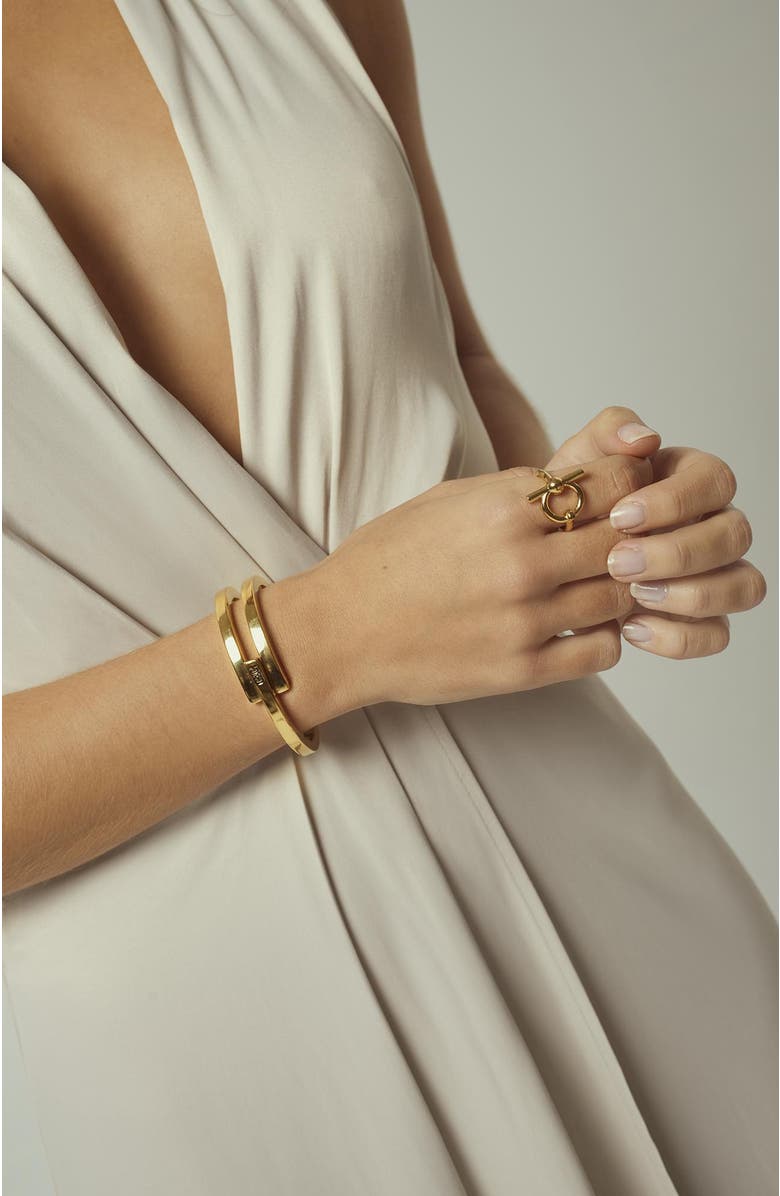 CXC Mini Omega Ring, Alternate, color, Gold