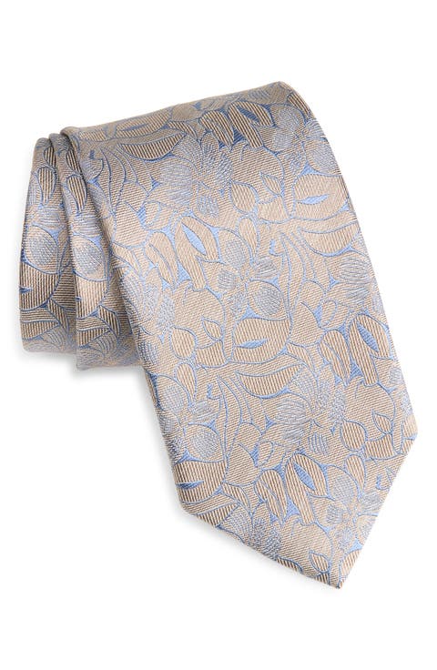 Floral Silk Tie