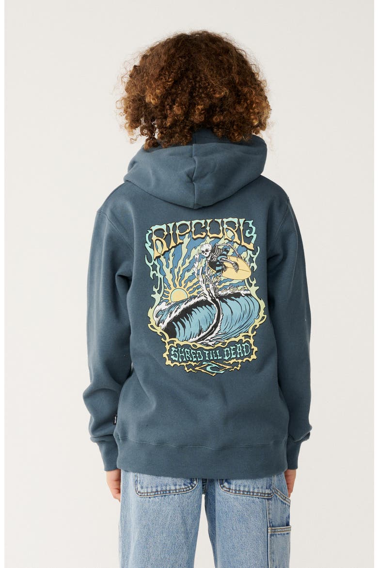 Kids' Air Shred Hoodie, Alternate, color, PINE NIGHT