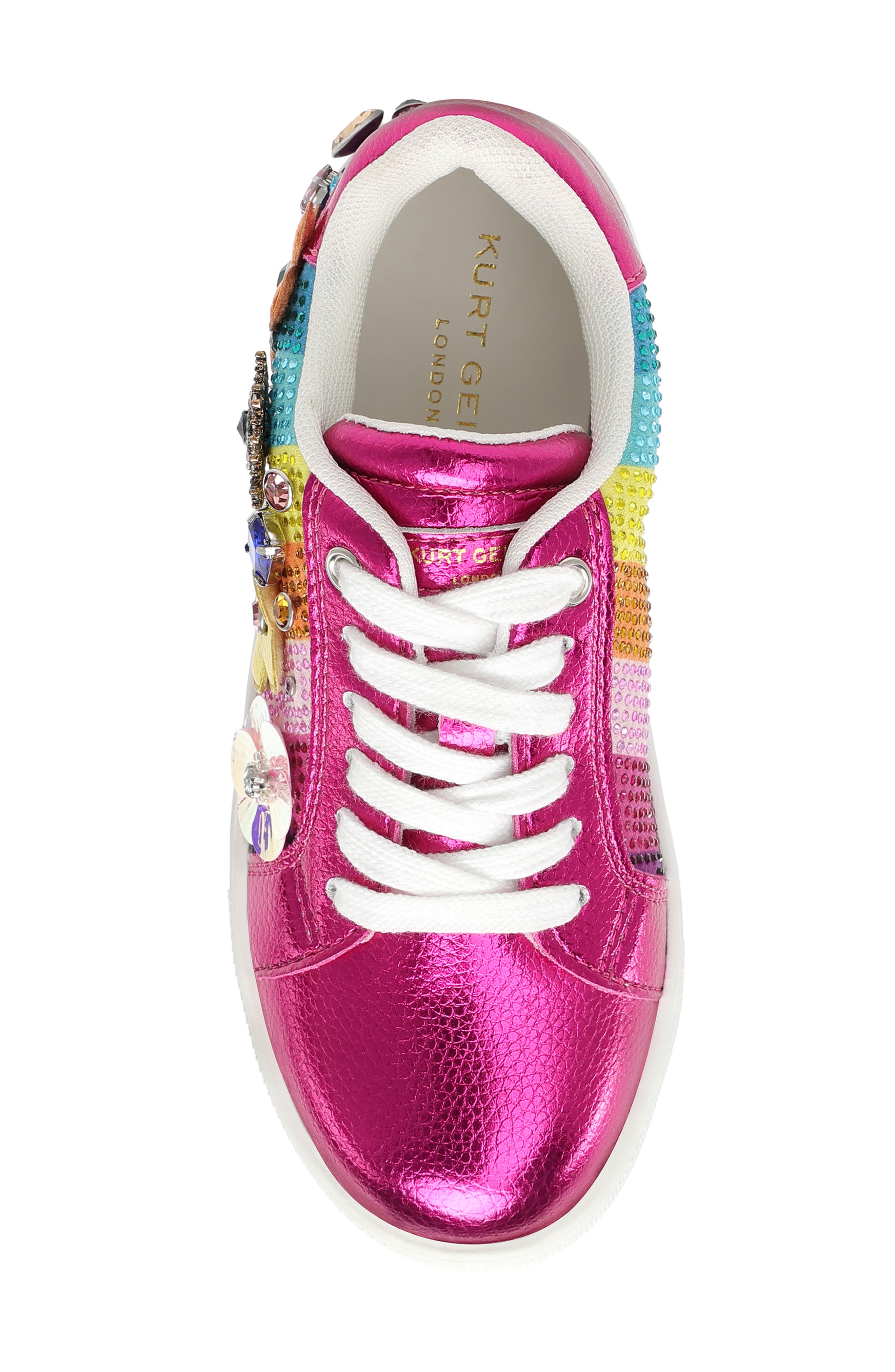 Kids' Mini Laney Tutti Frutti Sneaker, Alternate, color, FUCHSIA MULTI