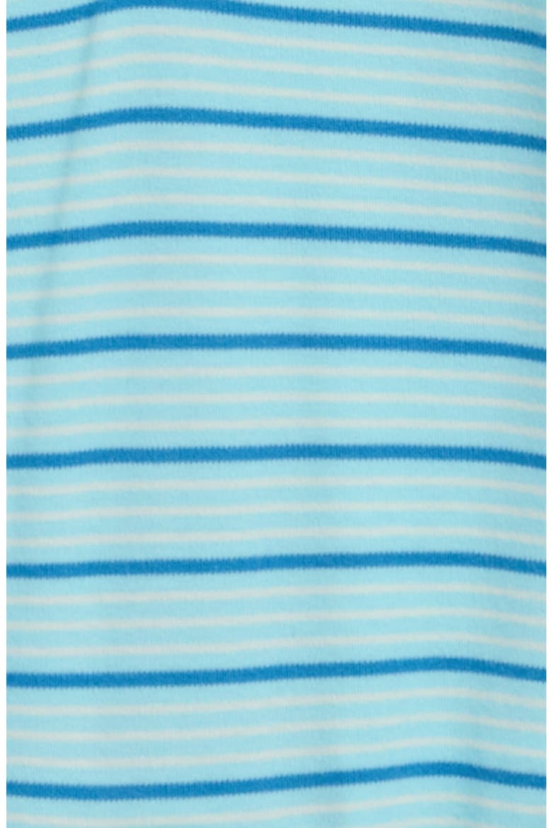 Stripe Cotton Blend Polo Coverall, Alternate, color, OPAL BLUE