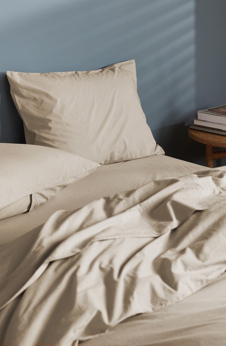 Parachute Brushed Cotton Sheet Set, Alternate, color, Latte
