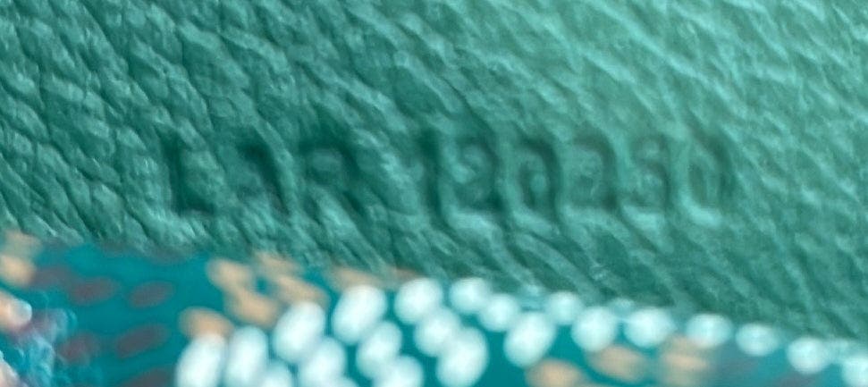 Pre-Owned Goyard Coursier Messenger Bag Coated Canvas and Leather, Alternate, color, Green