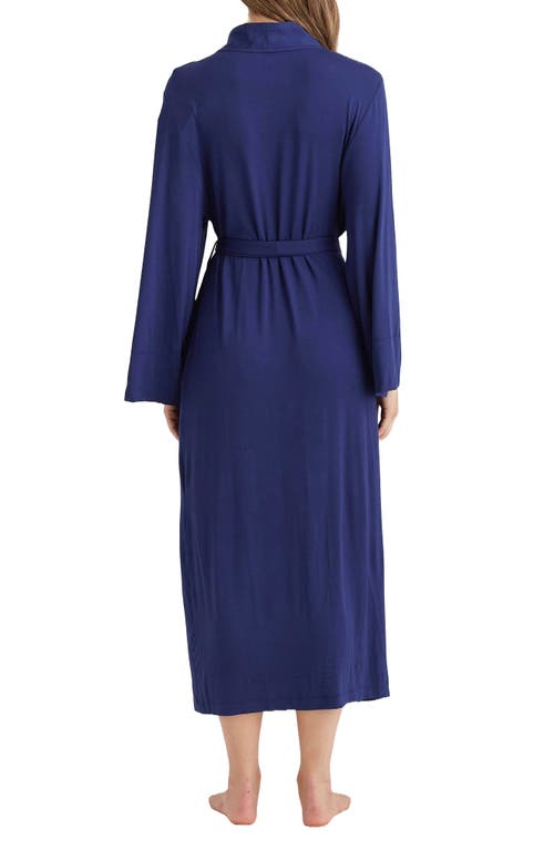 Papinelle Kate Modal Soft Maxi Robe In Navy Melange
