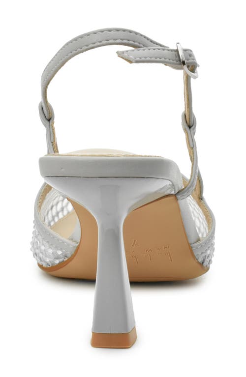 NICOLE MILLER NICOLE MILLER RHINESTONE MESH SLINGBACK PUMP