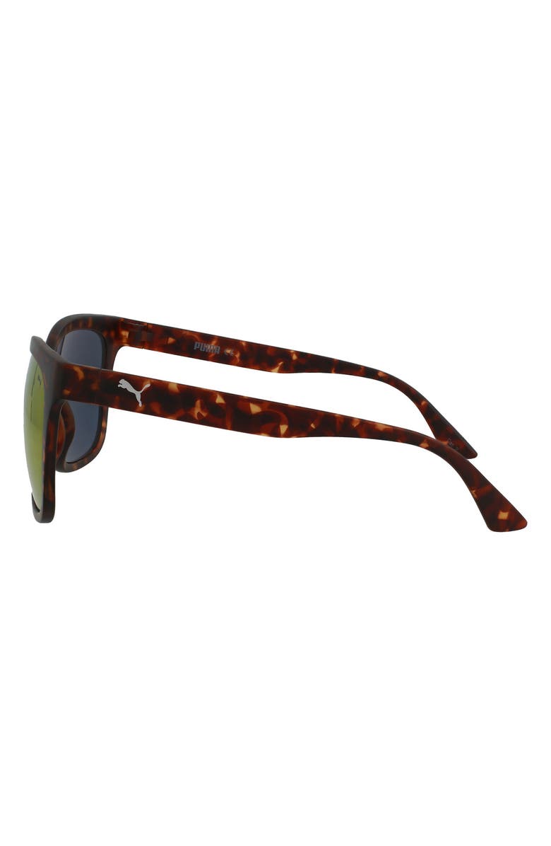 PUMA 57mm Square Core Sunglasses, Alternate, color, 