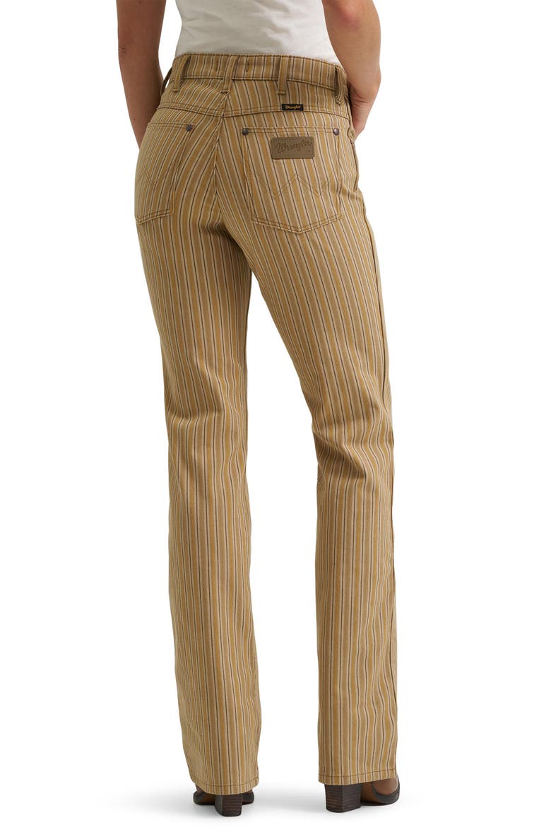 Wrancher Striped Bootcut Jeans, Alternate, color, GOLDRUSH STRIPE