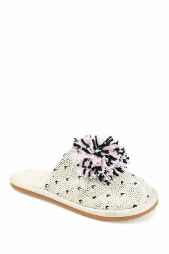 JOURNEE Stardust Pompom Slipper