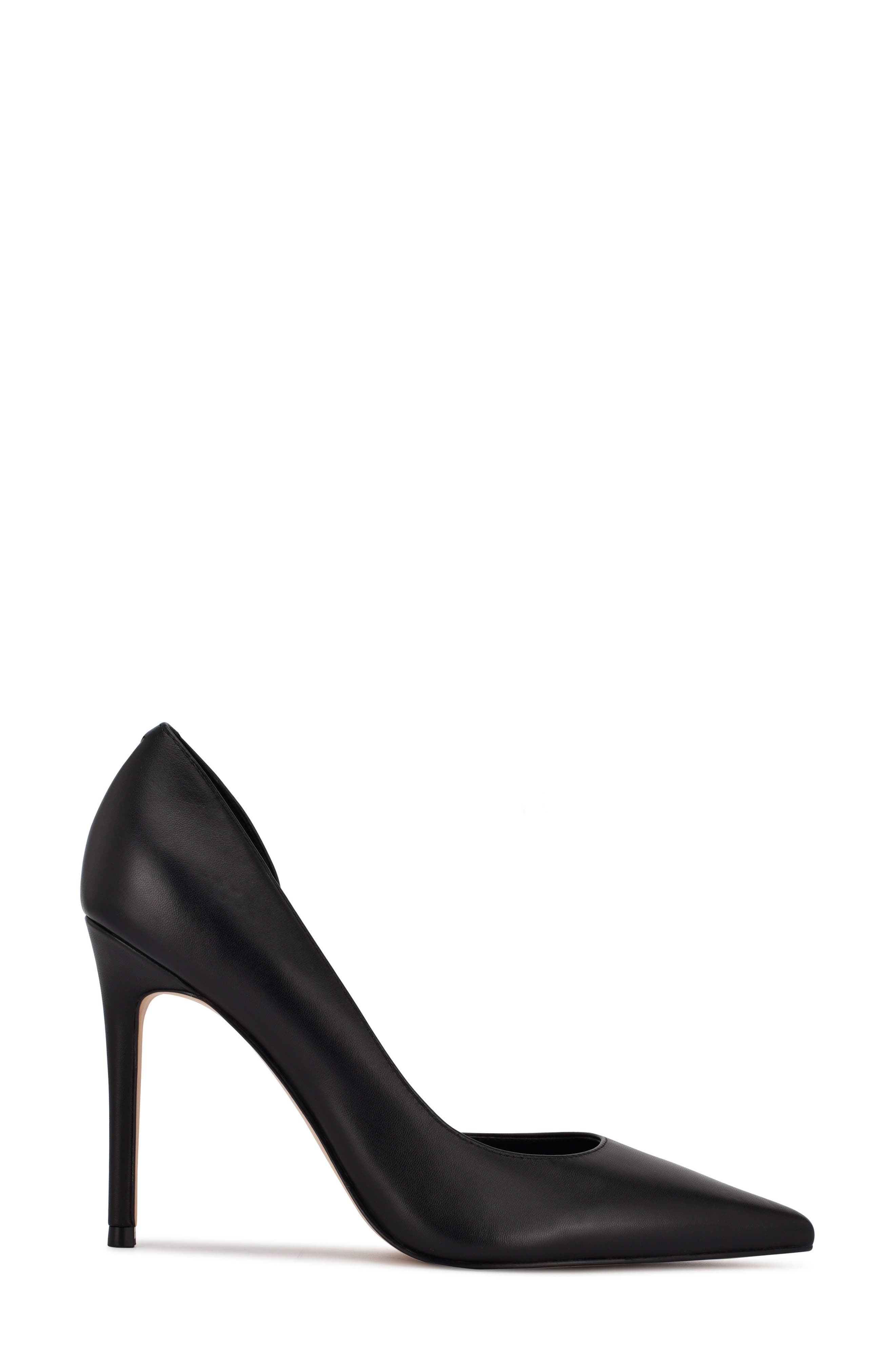 Folowe Half d'Orsay Pump, Alternate, color, BLACK 004