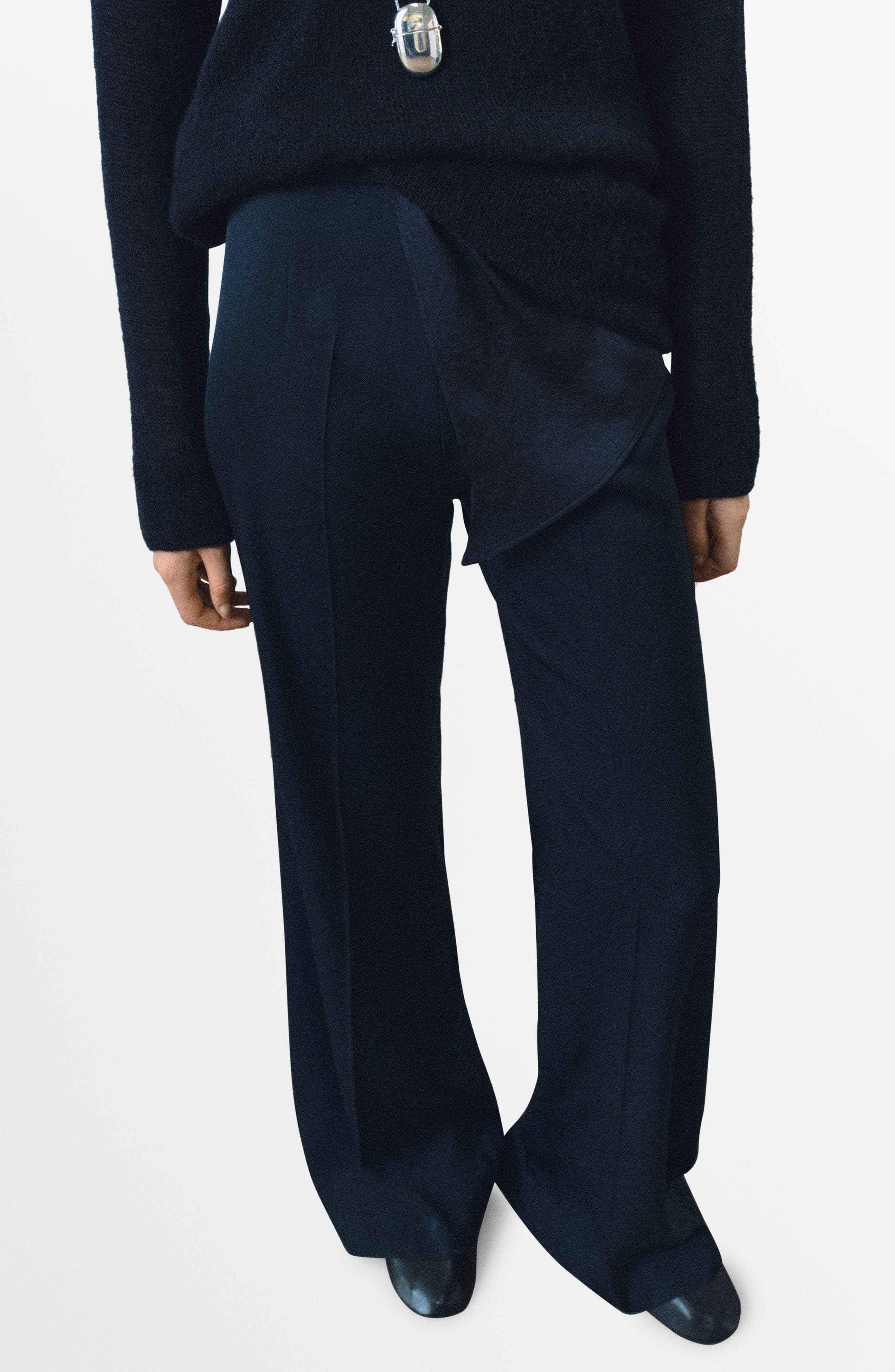 Long Flare Leg Pants