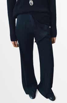 MANGO Long Flare Leg Pants