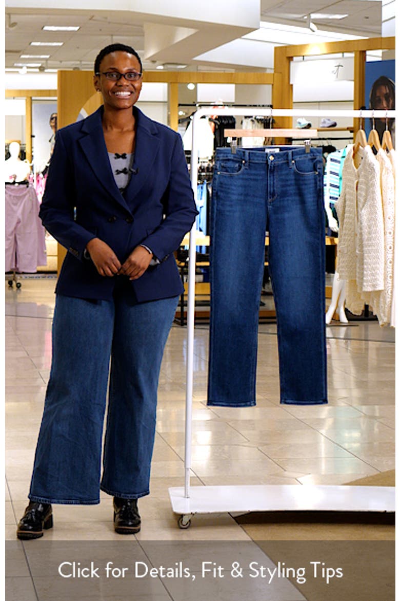 Cindy High Waist Ankle Straight Leg Jeans video