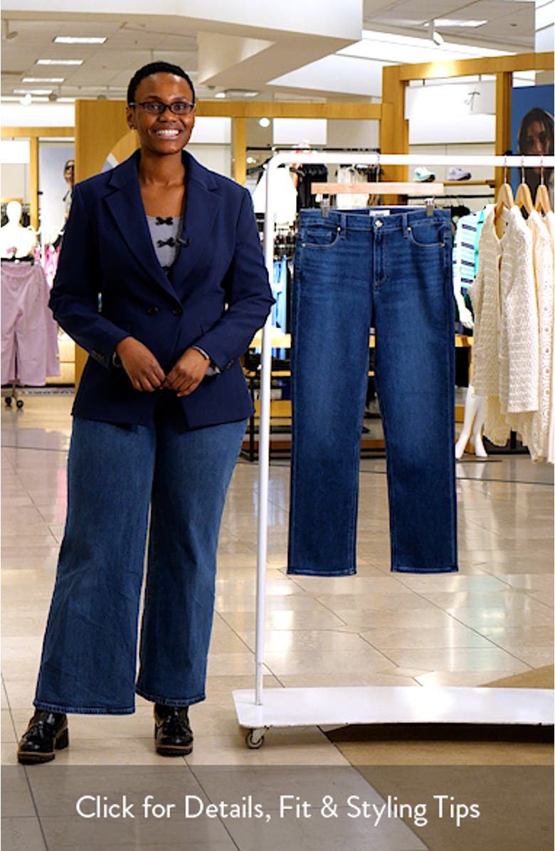 Cindy High Waist Ankle Straight Leg Jeans, sales video thumbnail