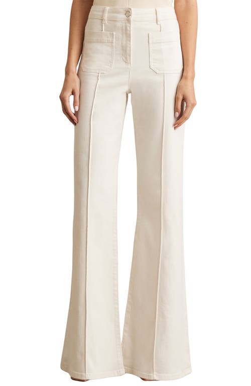 Reiss Sakura Flare Jeans In Sand