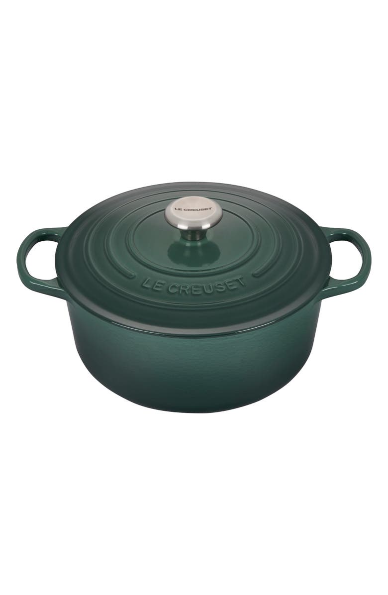 Le Creuset Signature 5.5-Quart Round Enamel Cast Iron French/Dutch Oven, Main, color, Artichaut
