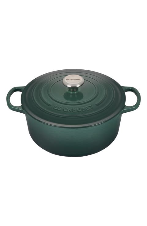 Signature 5.5-Quart Round Enamel Cast Iron French/Dutch Oven