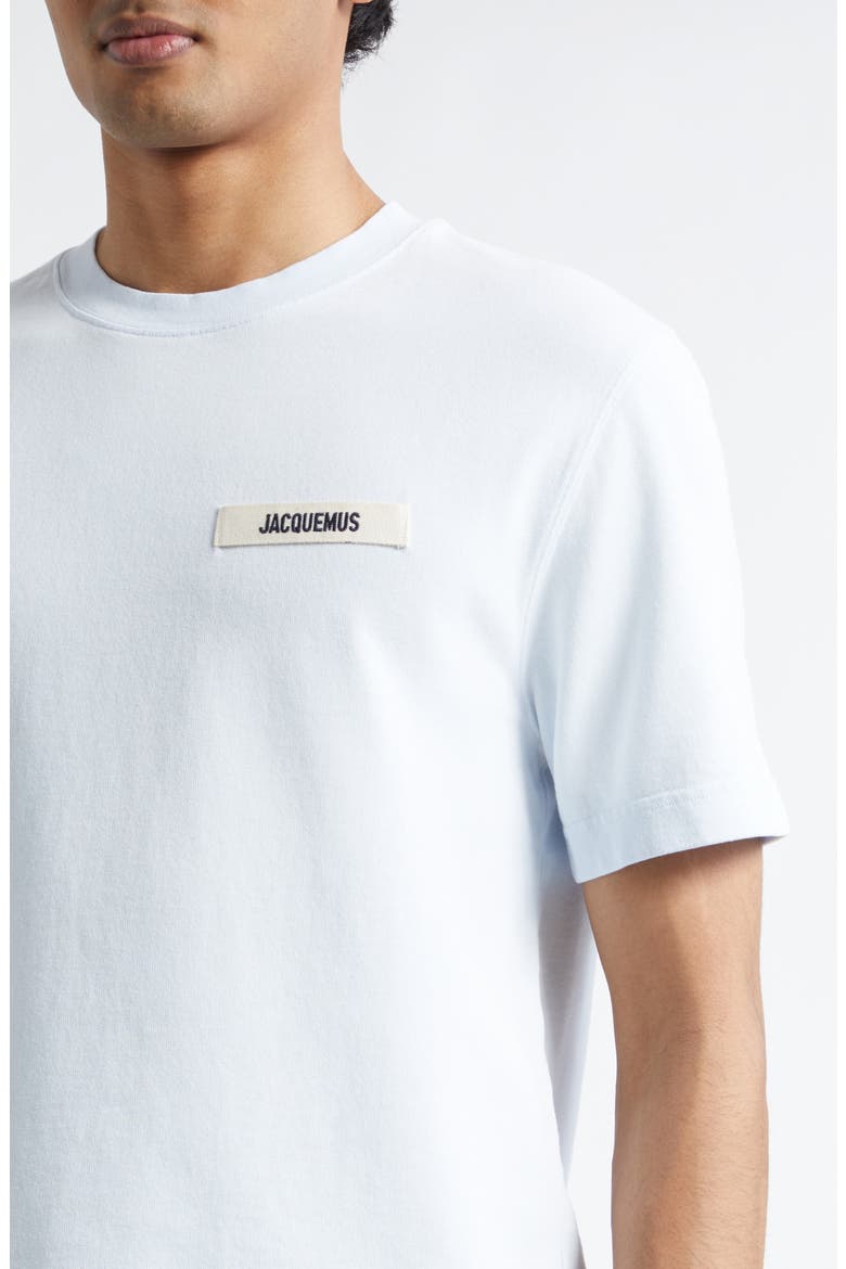 Le T-Shirt Gros Grain Cotton T-Shirt, Alternate, color, LIGHT BLUE 2