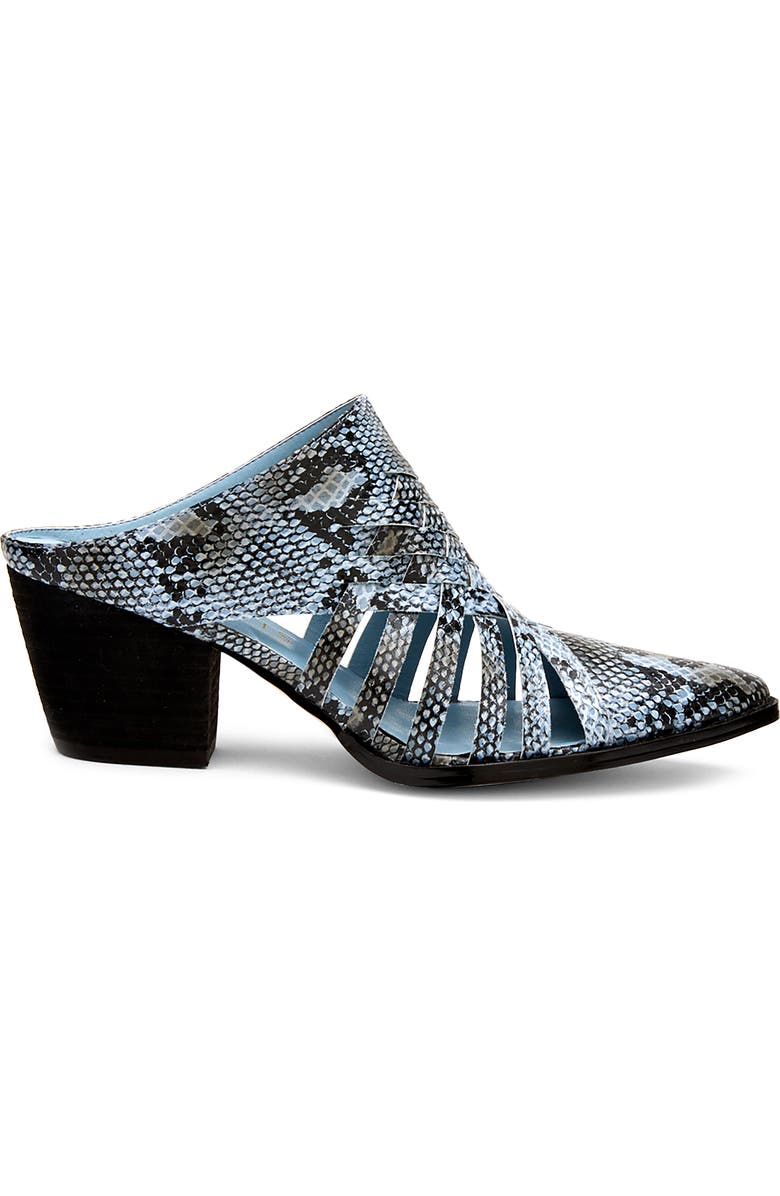 Coconuts by Matisse Gold Coast Snake Embossed Woven Mule, Alternate, color,