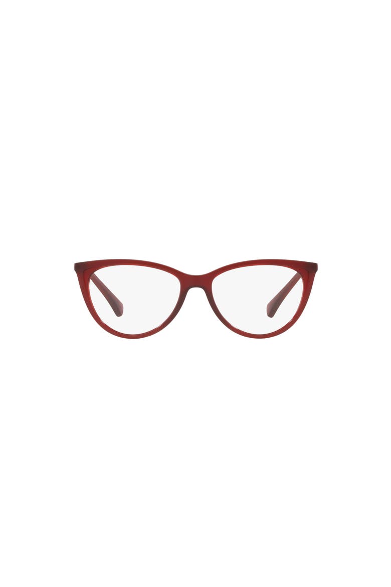 53mm Cat Eye optical glasses, Alternate, color, Red