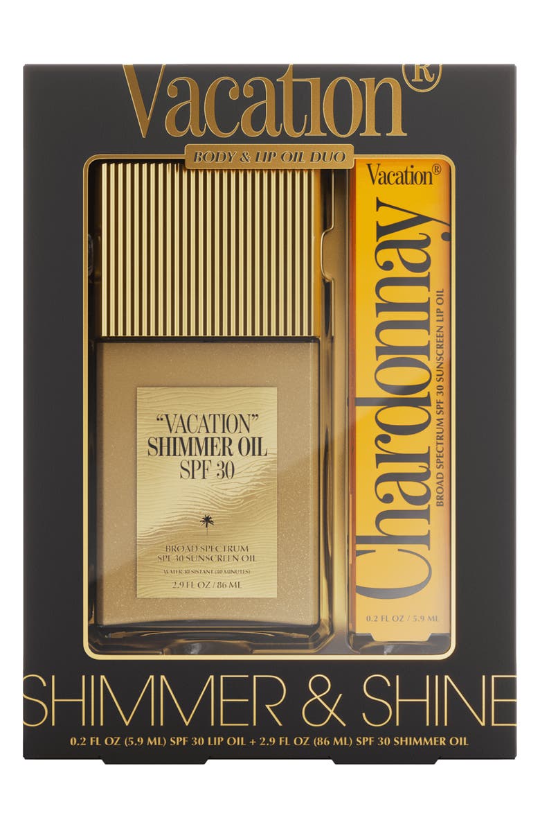 Vacation Shimmer & Shine Body & Lip Oil Set $54 Value, Alternate, color, 