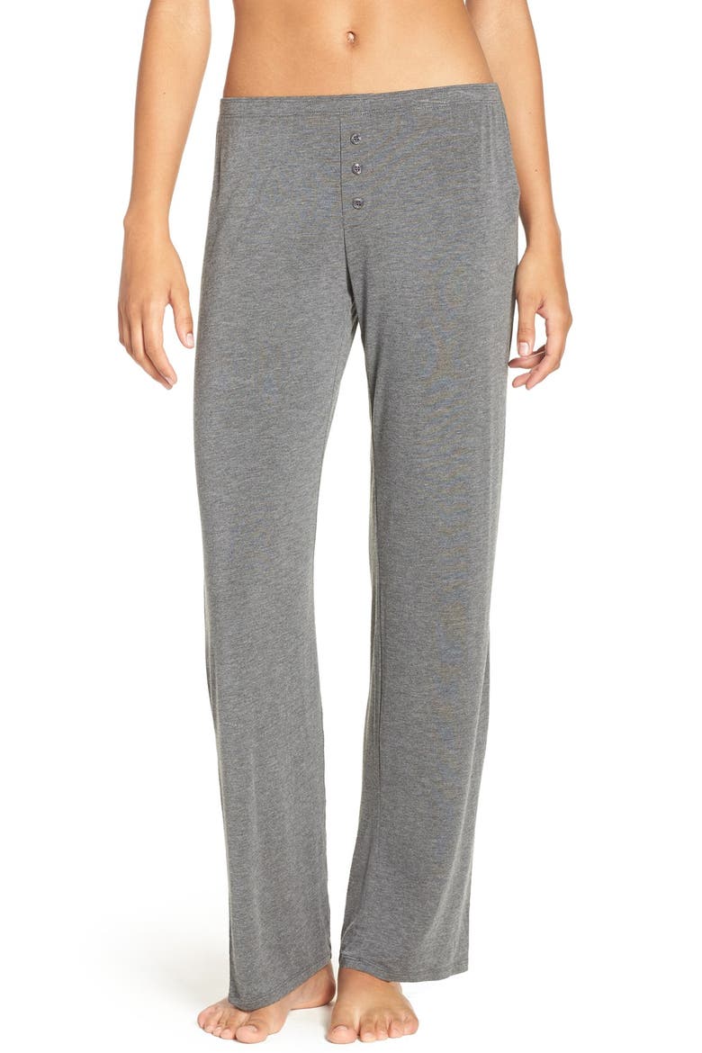 Jersey Pajama Pants, Main, color, SMOKE
