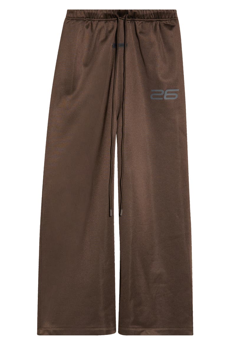 Lounge Wide Leg Sweatpants, Alternate, color, BROWN