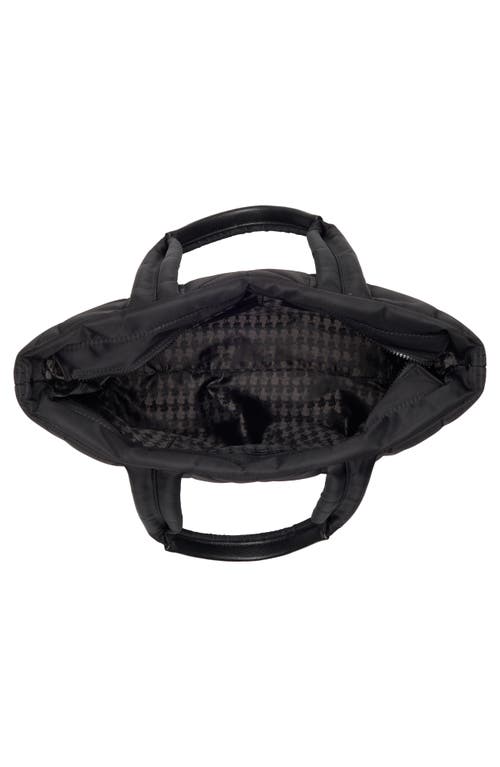 Karl Lagerfeld Paris Voyage Quilted Nylon Tote Bag In Black