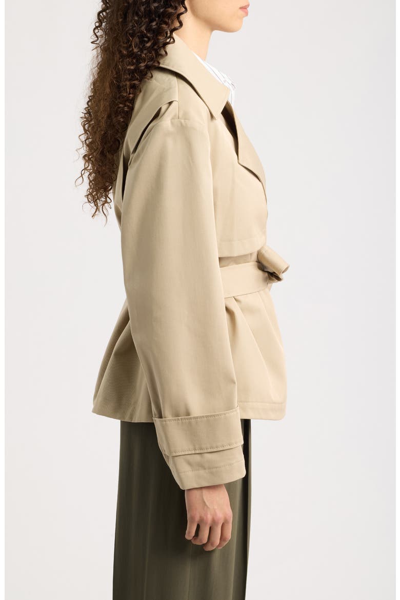Cinnia Double Breasted Tie Waist Trench Coat, Alternate, color, TRENCH COAT